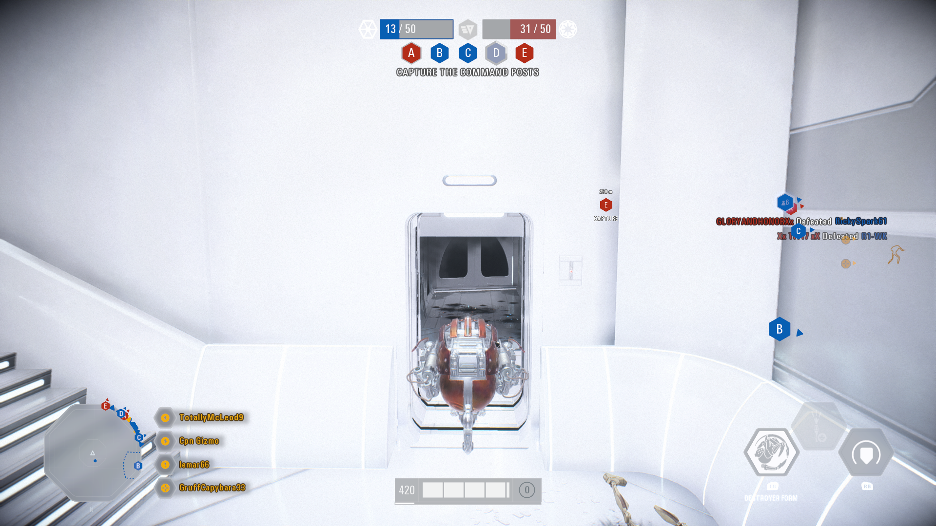 Illustration for article titled Star Wars Battlefront II Fans Are Loving The Recently Added Droidekas